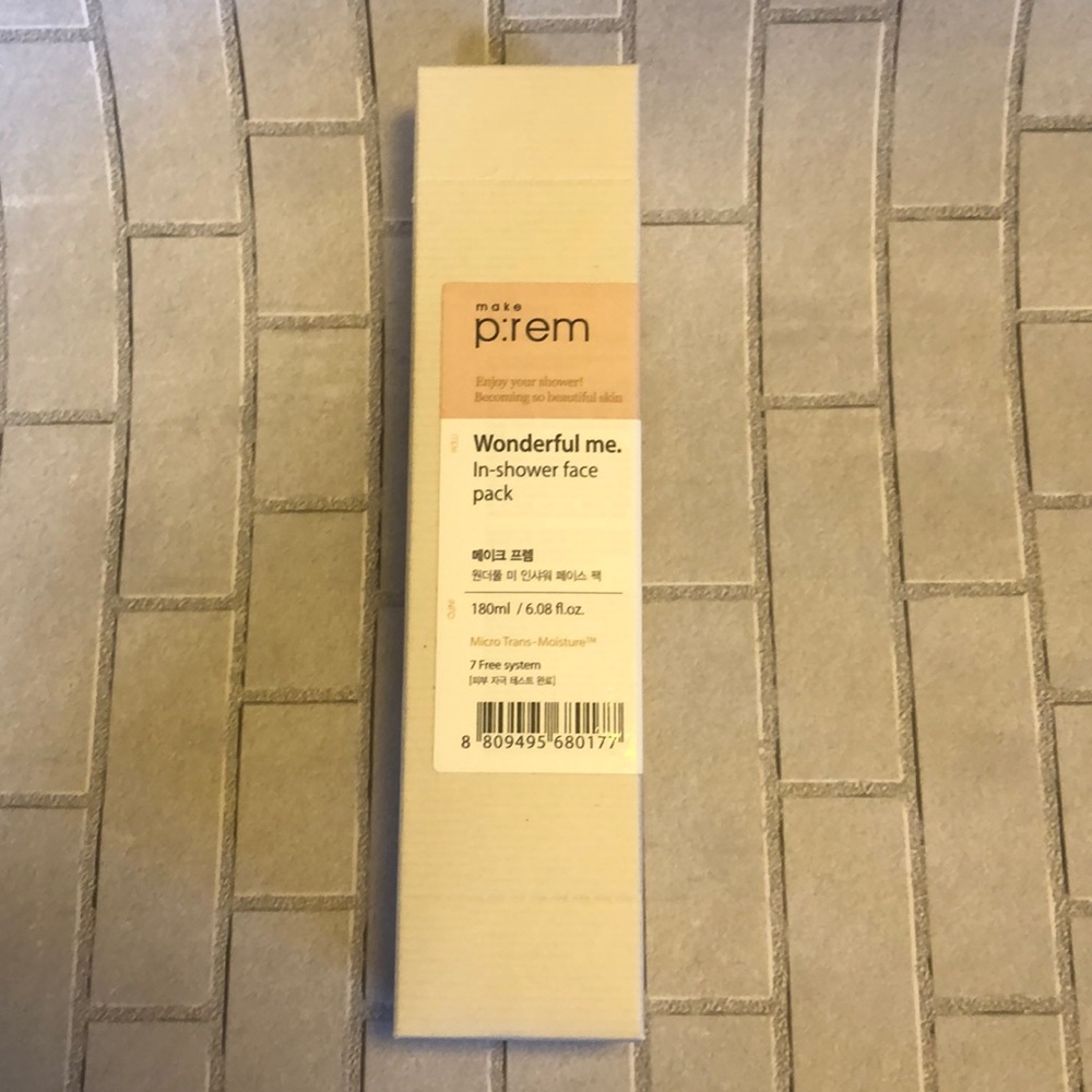 Make Prem wonderful me in shower face pack mask